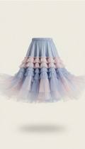 Vestido midi satén corte romántico