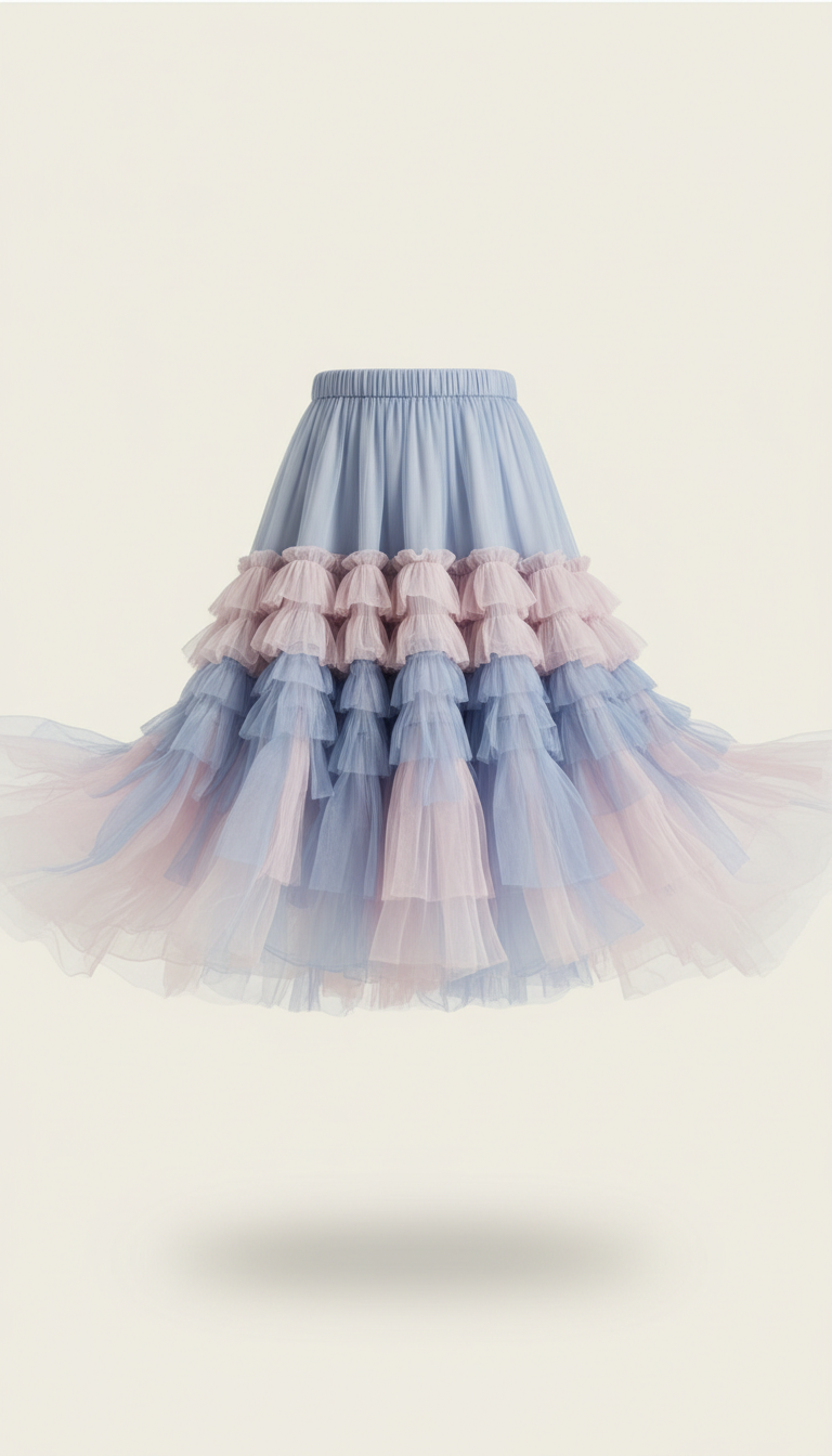 Vestido midi satén corte romántico
