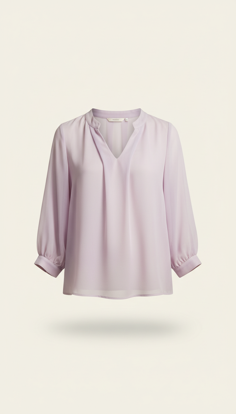 Blusa satén perla luminoso