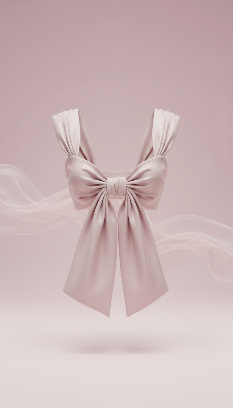 Conjunto pastel lazo coqueto